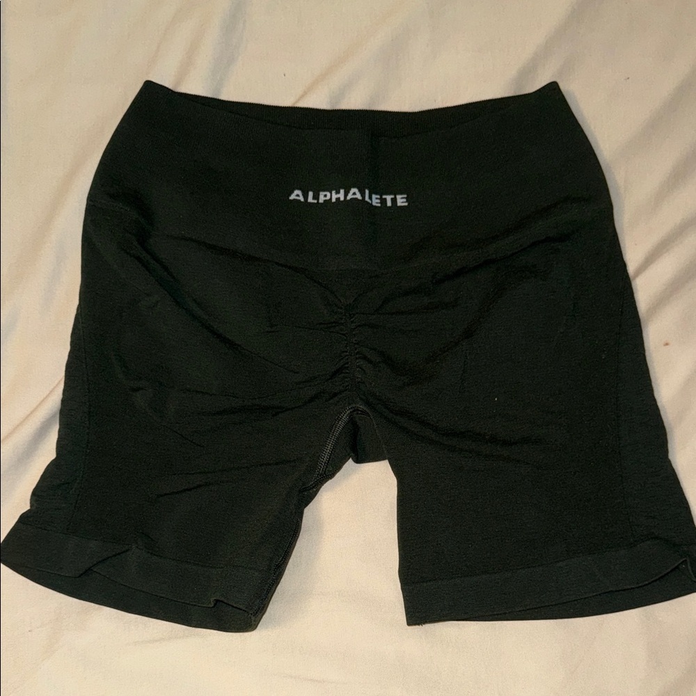 Alphalete Women's Olive Bike Shorts